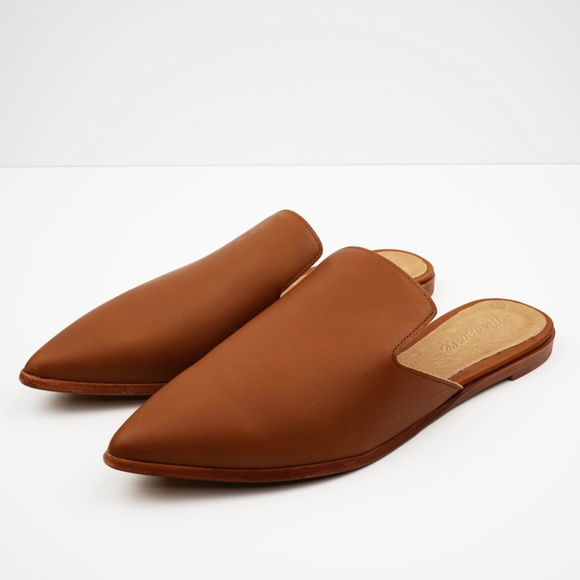 New MADEWELL The Gemma Mule in English Saddle Leather - Picture 4 of 5